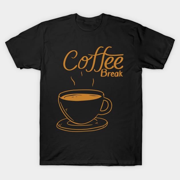 Coffee Break 28 T-Shirt by TheSeason